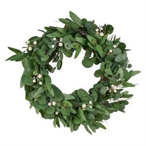 24&quot; Eucalyptus/Berry Wreath