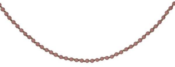 Round Bead Garland Dusty Rose