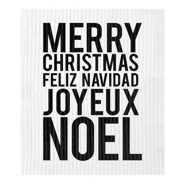 Dish Cloth Merry Christmas