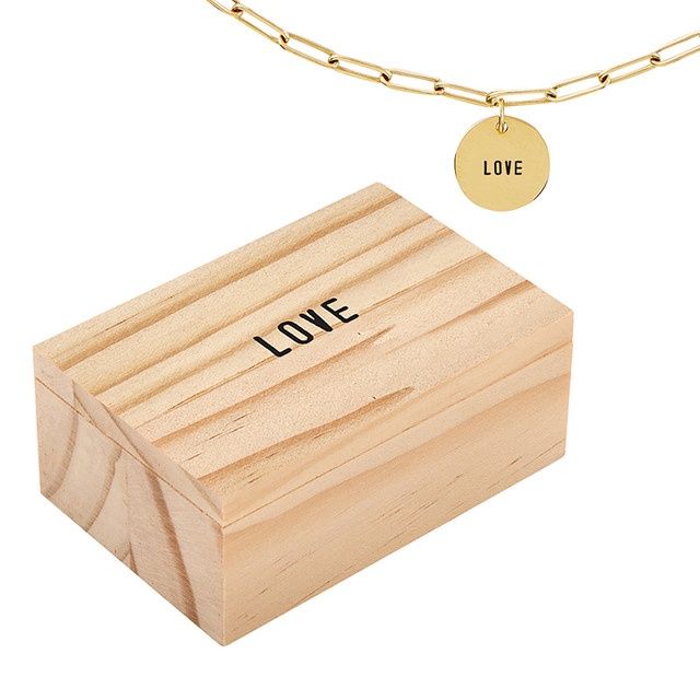 Fleur Jewelry - LOVE Link Necklace