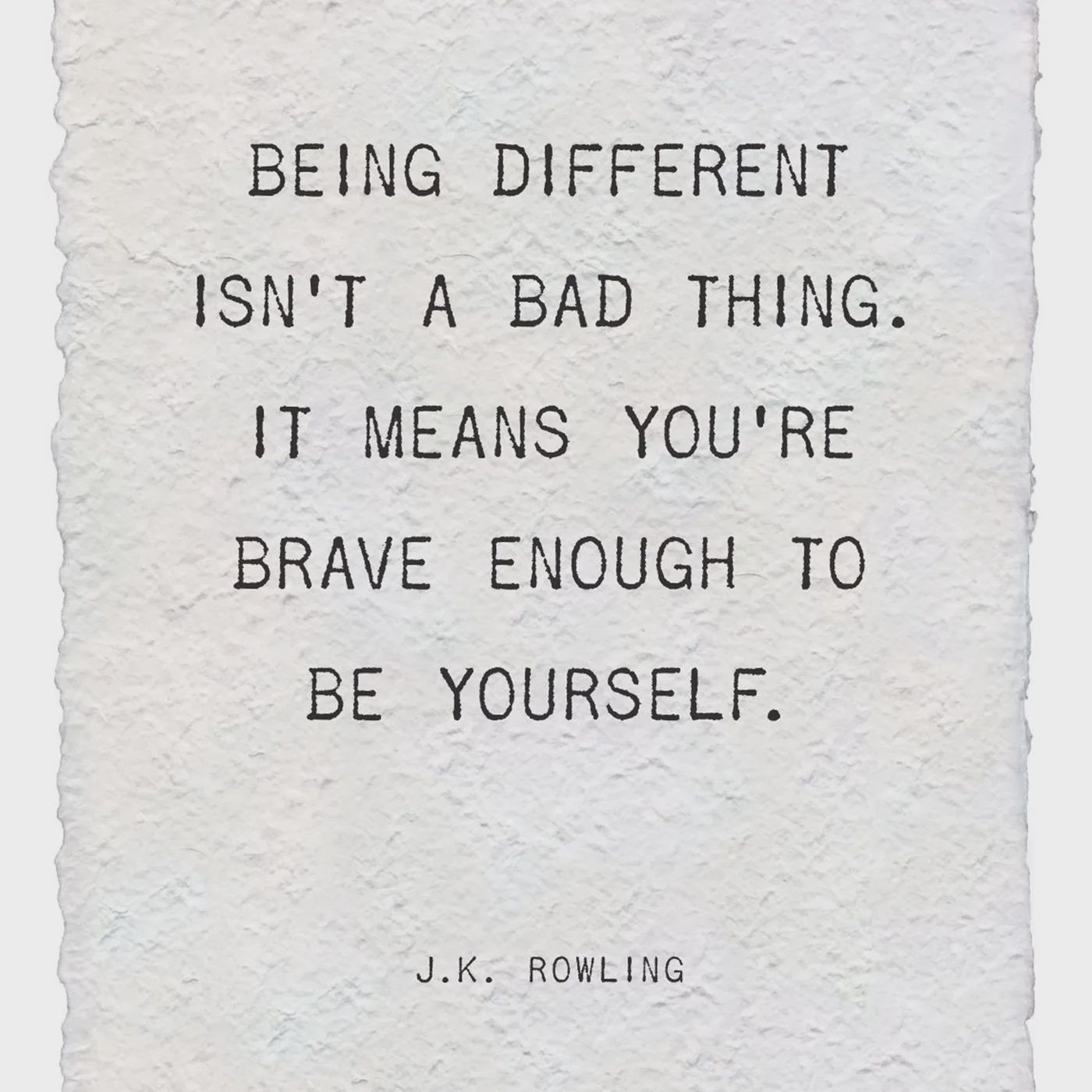 Being Different.... HP Print