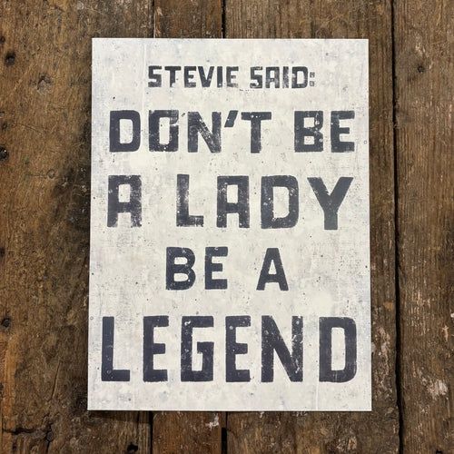 Stevie Art Poster 12x16