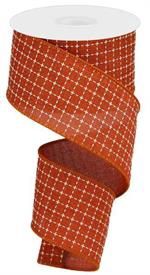 Raised Stitch Red Ribbon