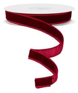 Deluxe Velvet Burgundy Ribbon