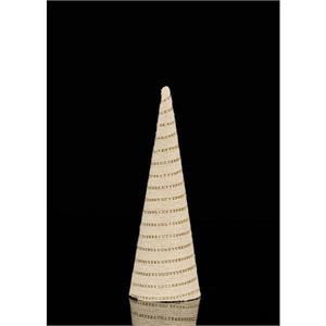 Diamond Jute Cone Tree 14"