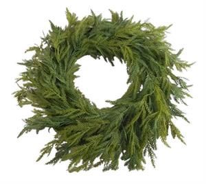 30" UV Willow Fir Wreath