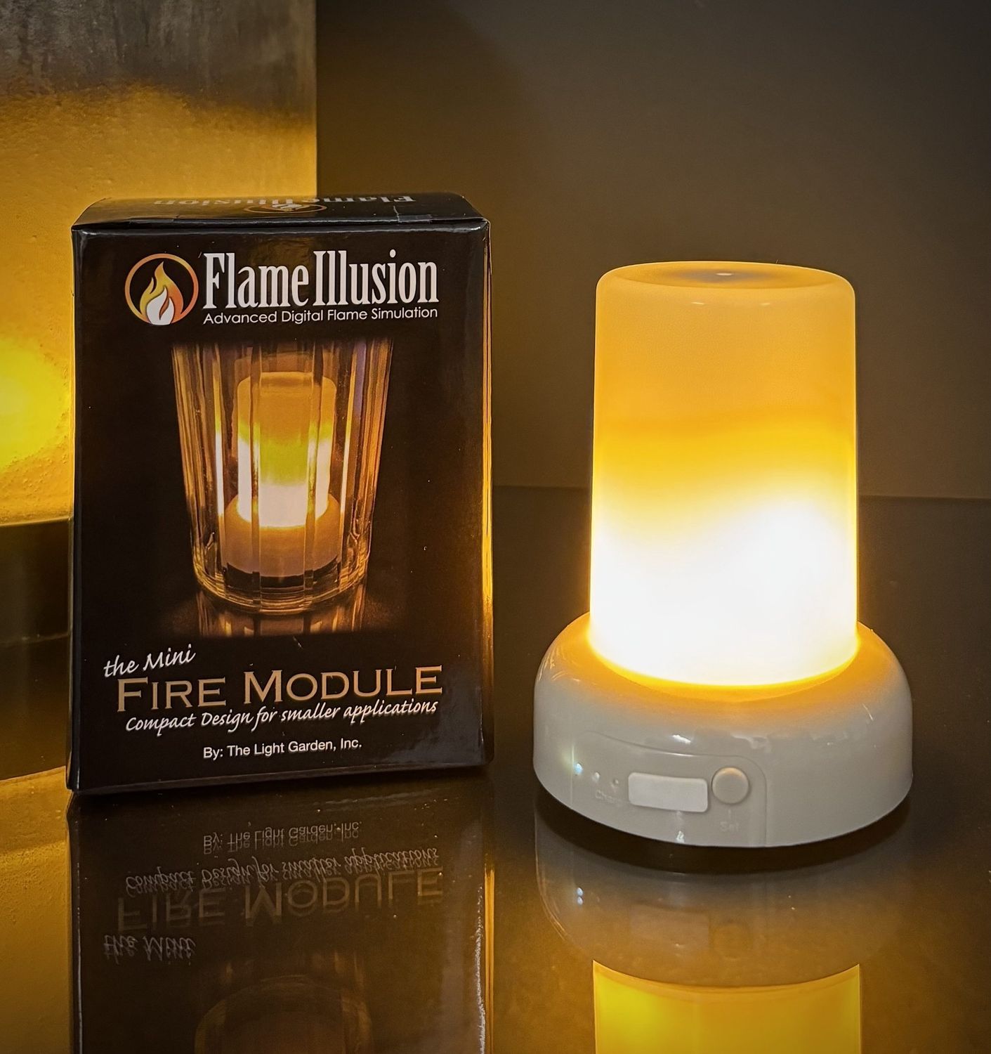 Mini Flame Illusion 2.75&quot;Wx3.5&quot;H