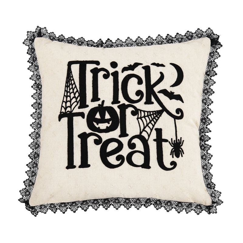 Trick Treat Blk/Wht. Pillow