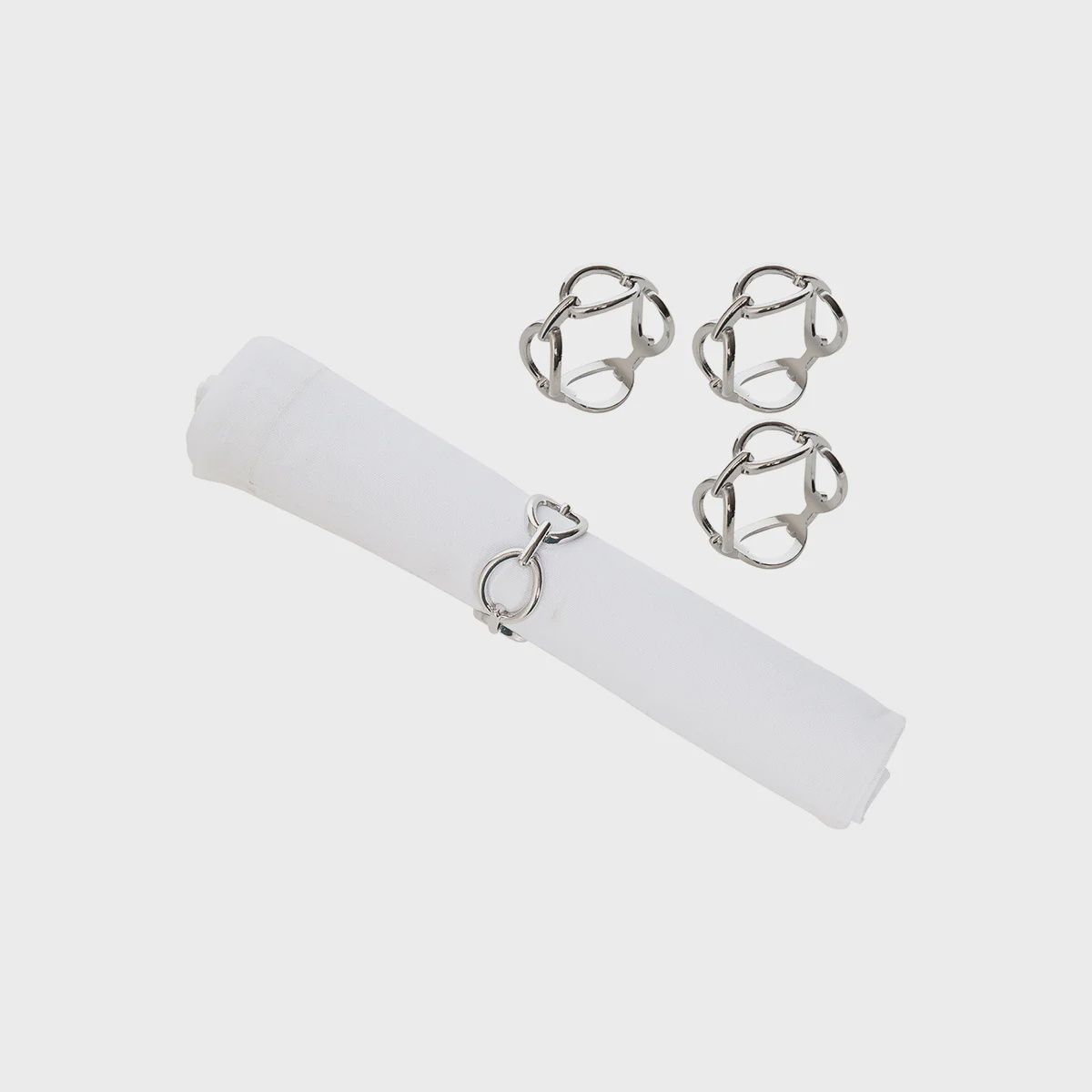 Silver Chain Link Napkin Ring