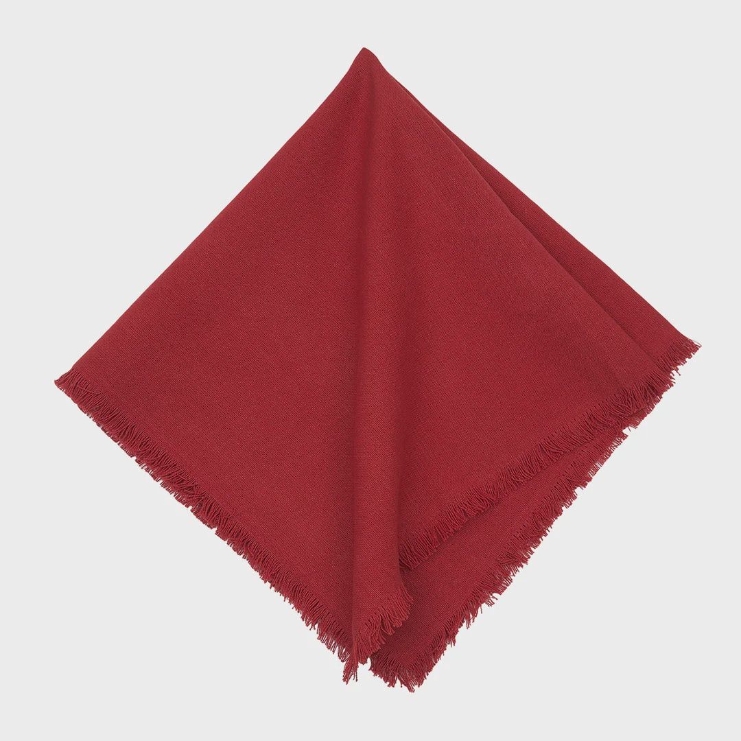 Frayed Cherry Napkin