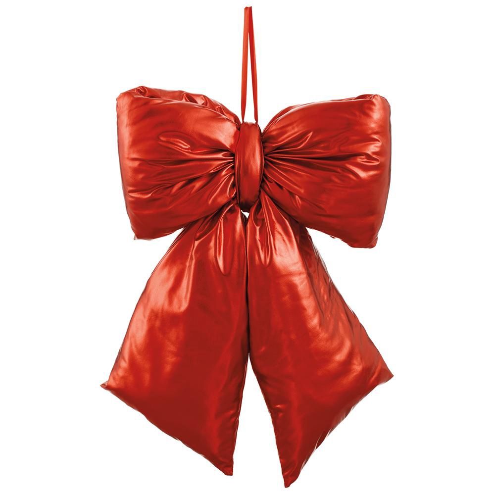 METALLIC BOW RED