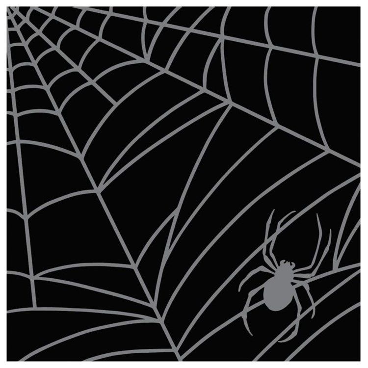 Spiderweb Cocktail Napkin