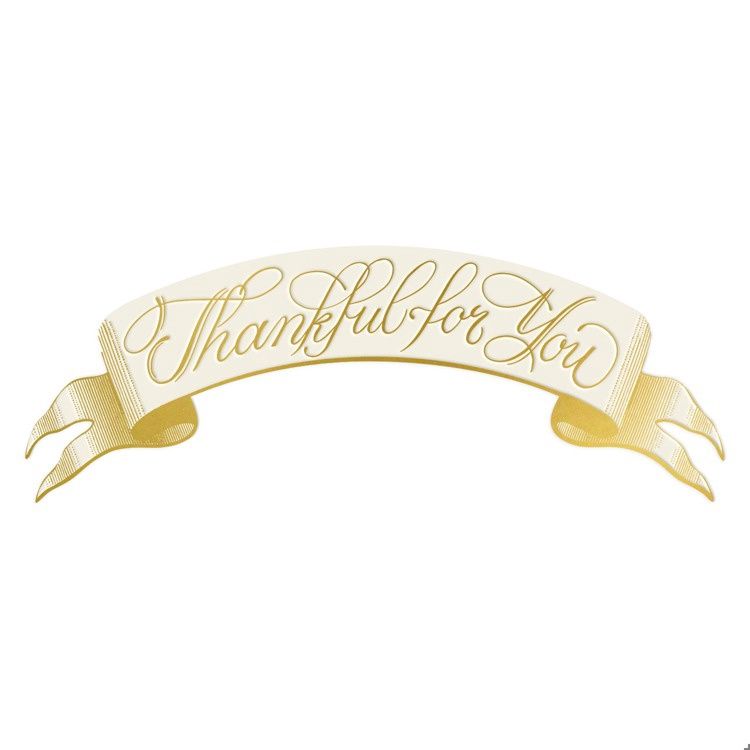 Thankful for You Banner Table