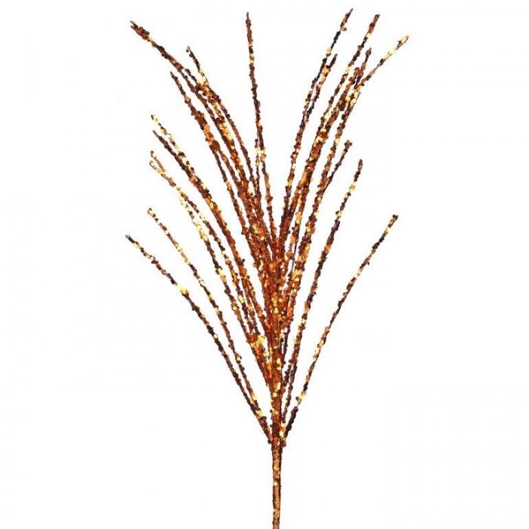 Sequin Halloween Glitter Spray- Orange