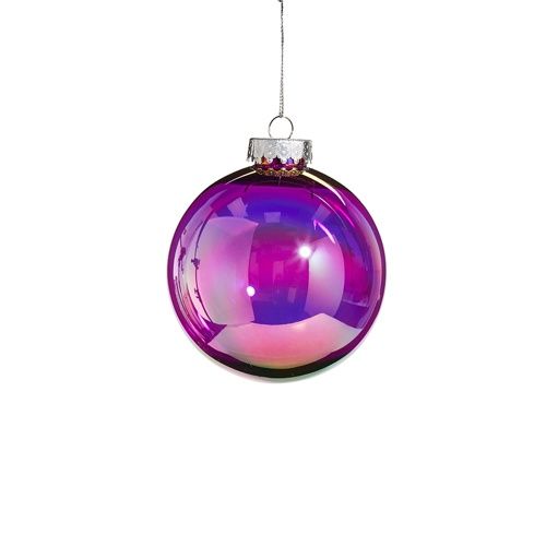 Purple Iridescent Orn 6"