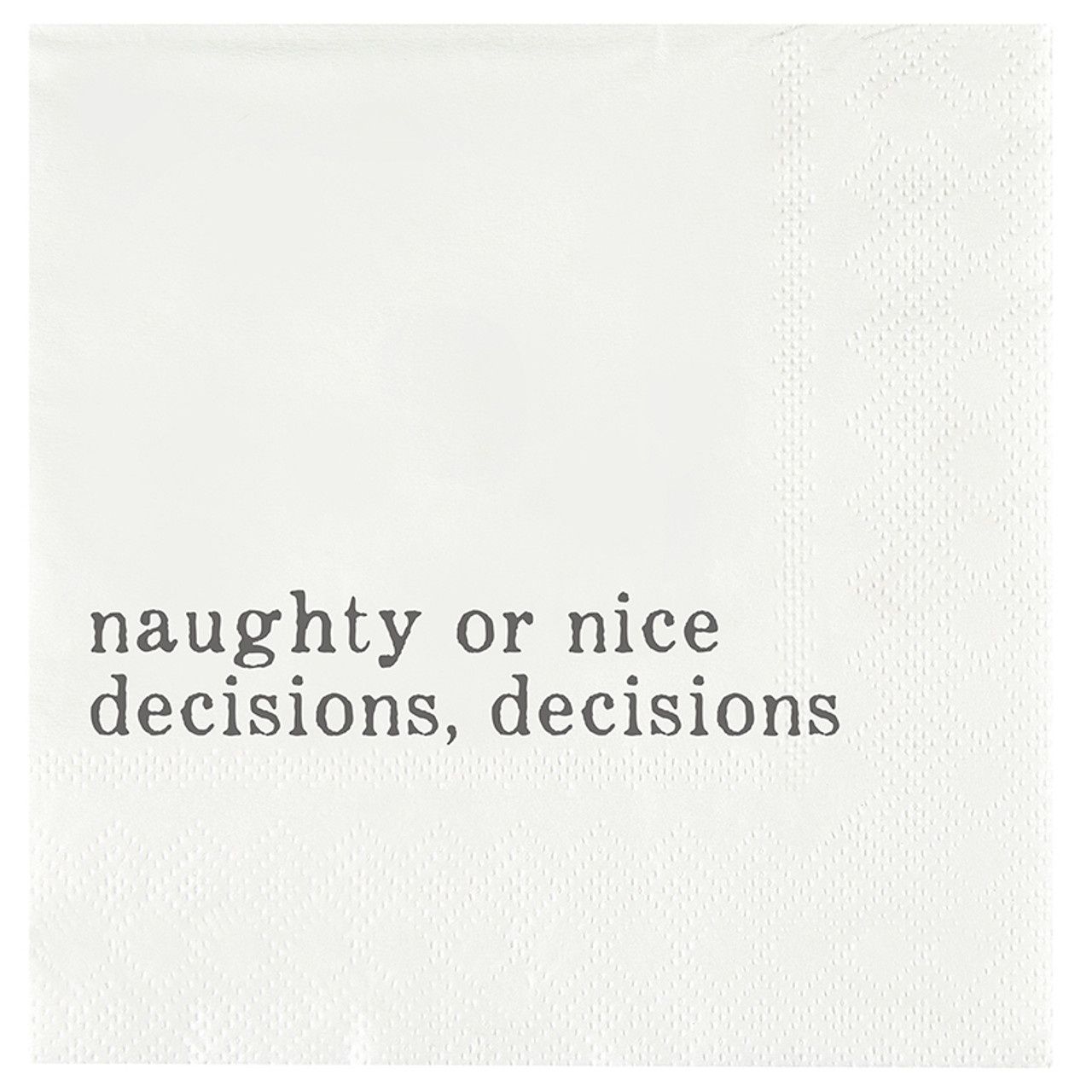 Napkin-Nghty Or Nice