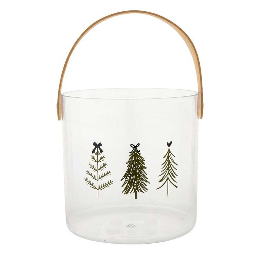 Acrylic Ice Bucket - Trees