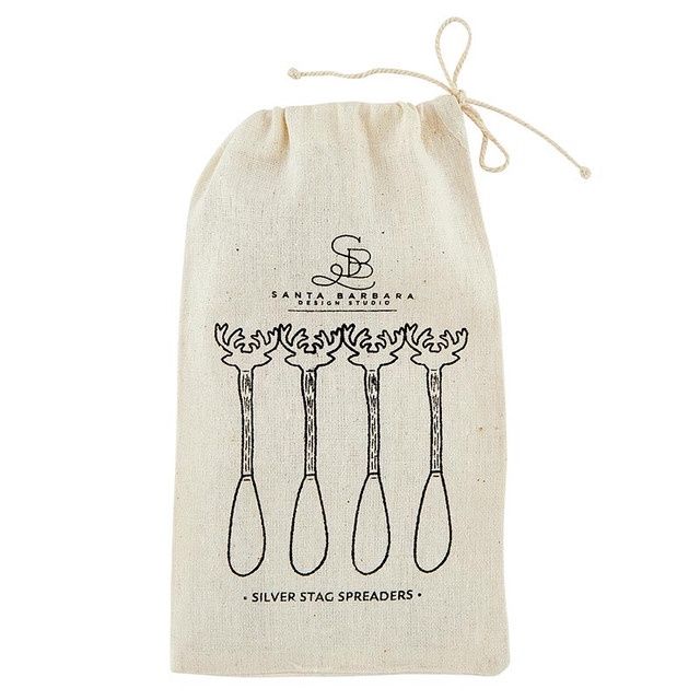 Silver Stag Spreader Set/4