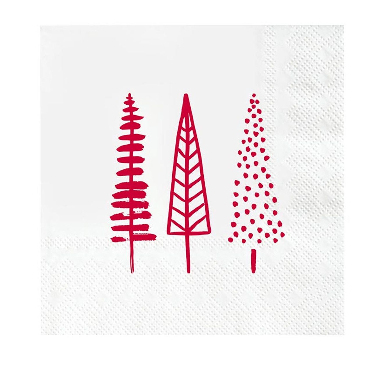 Napkin Cocktail -Xmas Trees