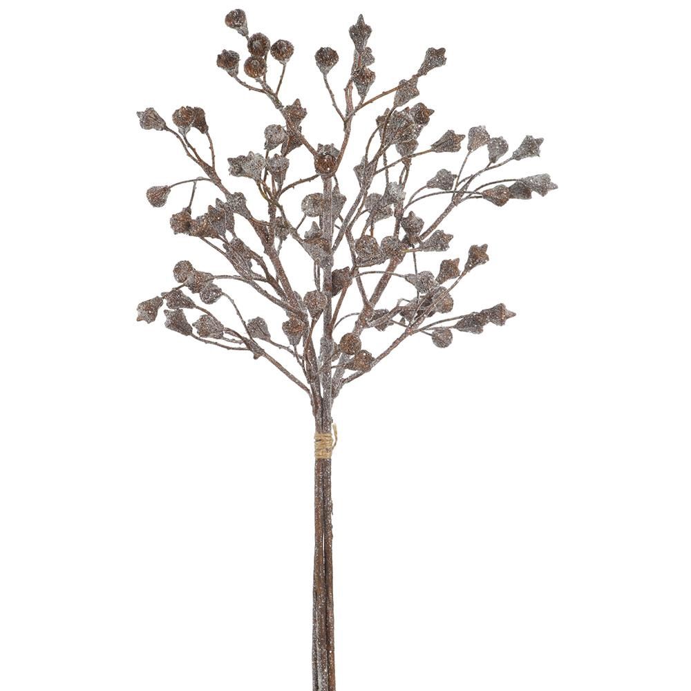 21" Glittered Pod Bundle- Brown