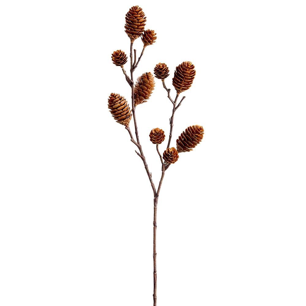 28" Pine Cone Spray