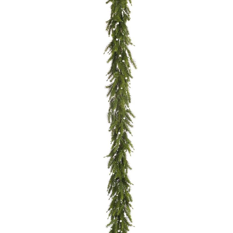 6' Pearl Pine Garland