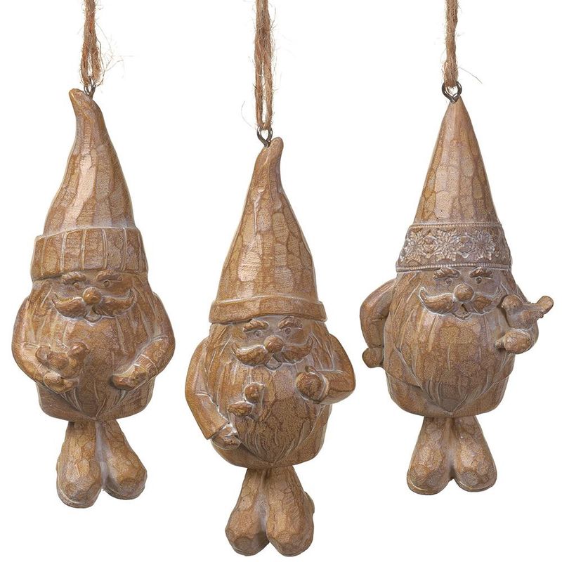 Carved Gnome Ornament