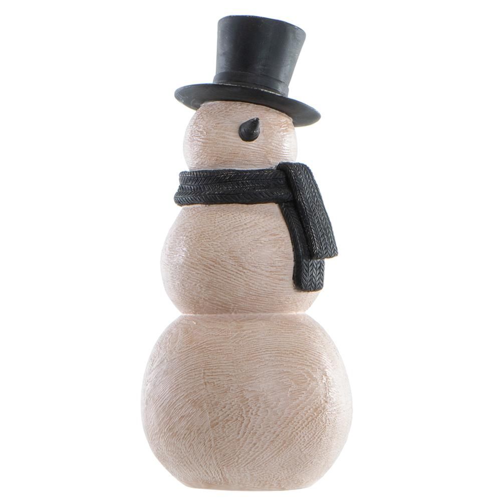 12" Whitewashed Snowman