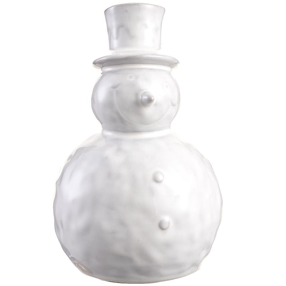 8" Cream Snowman