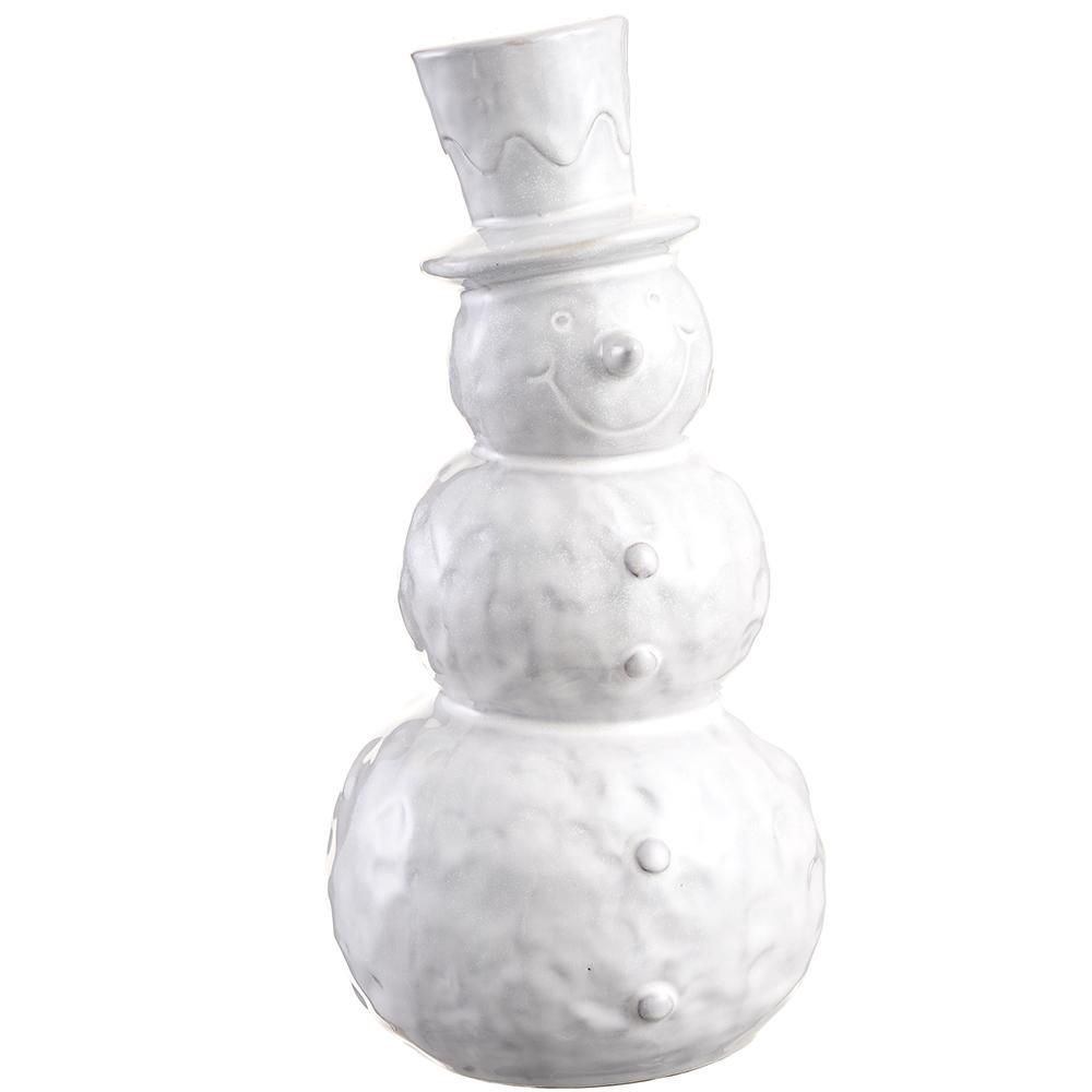 13.5" Cream Snowman