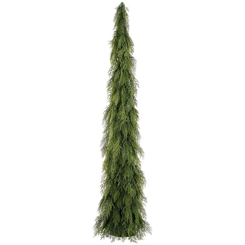 82" Ultra Deluxe Mixed Cedar Cone Topiary