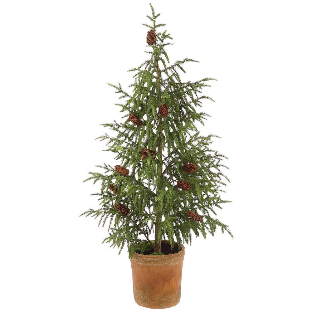 45.5" Cypress Tree in Mgo Pot