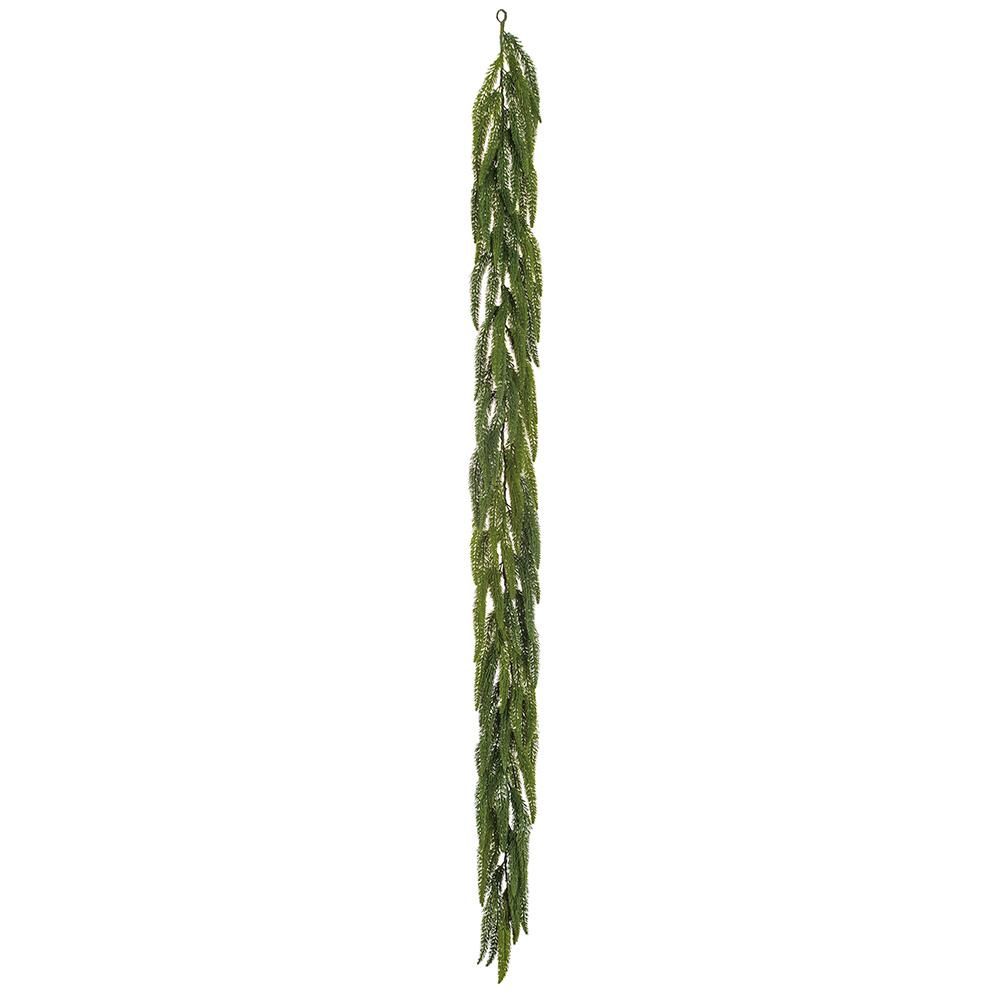 6' Soft PE Foxtail Pine Slim Garland