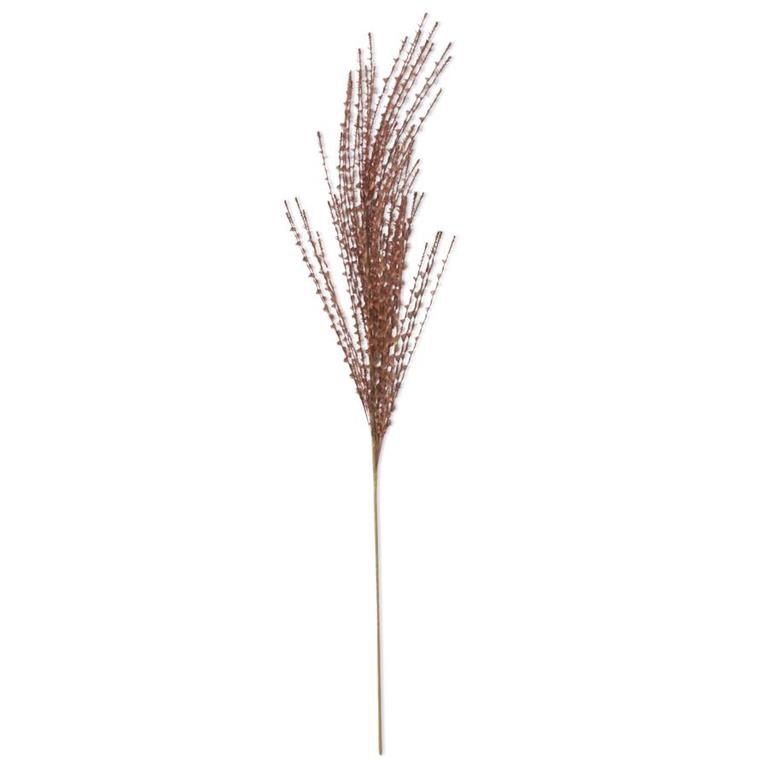 39.5" Brown w/Gold Twisted Ribbon Stem
