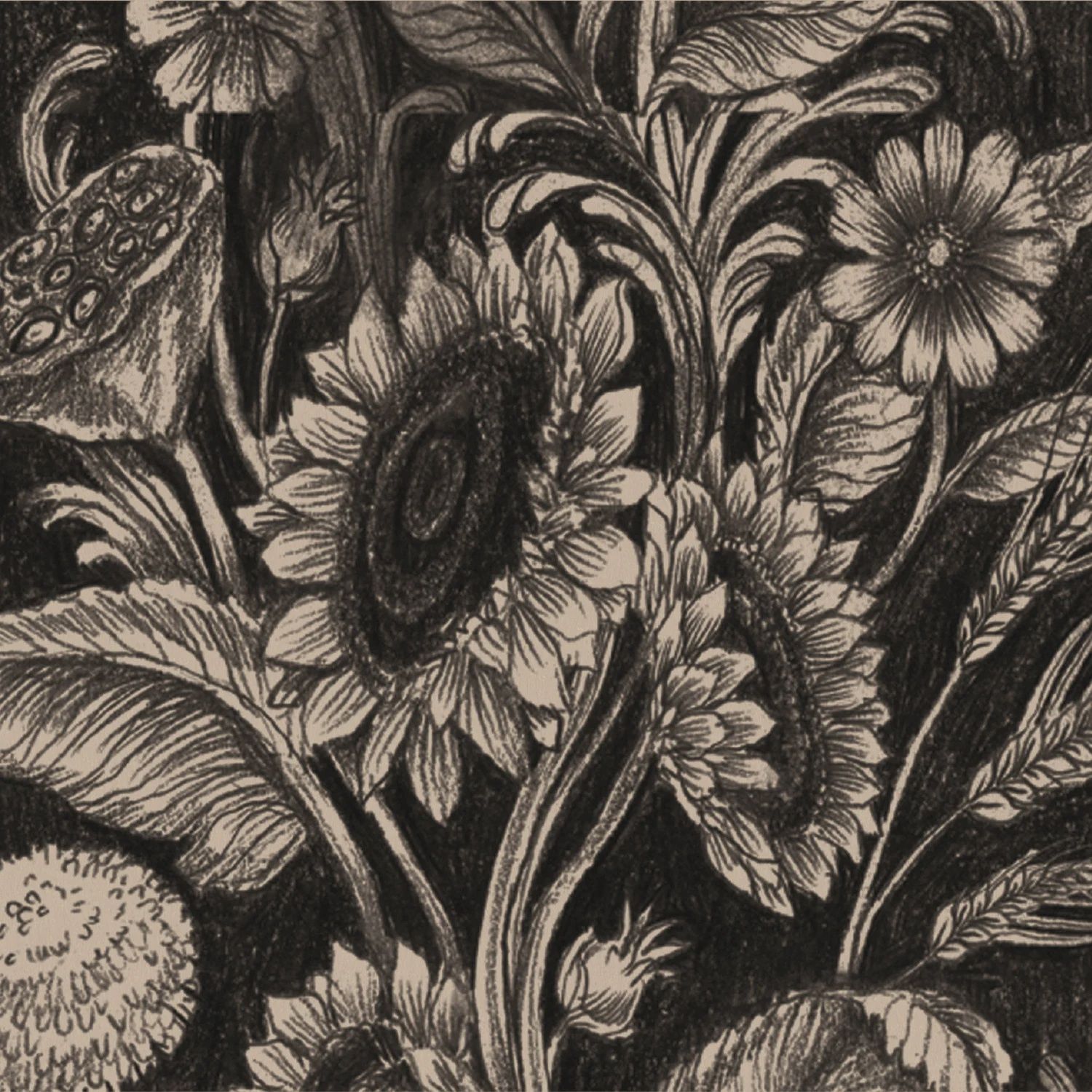 Vintage Sunflower Guest Napkin