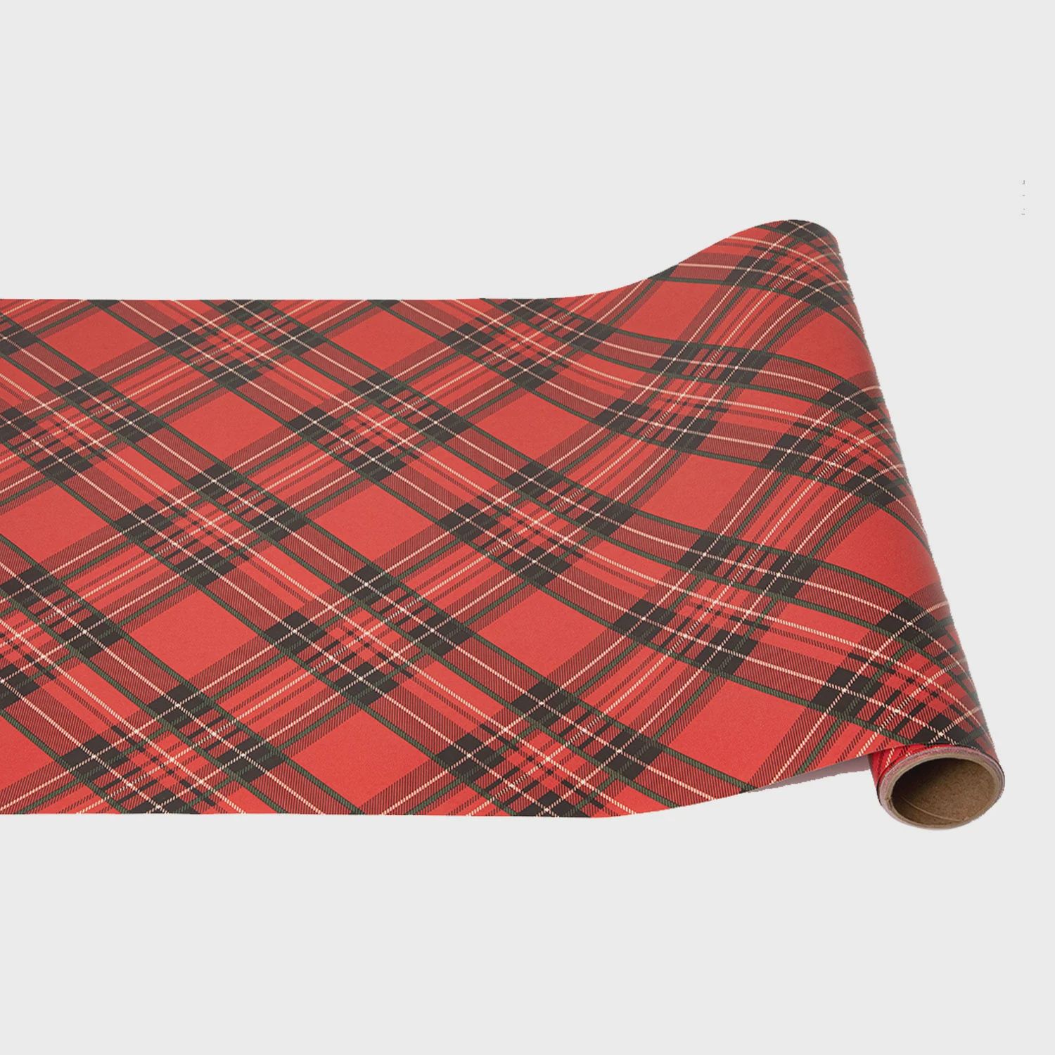 Red Plaid Table Runner