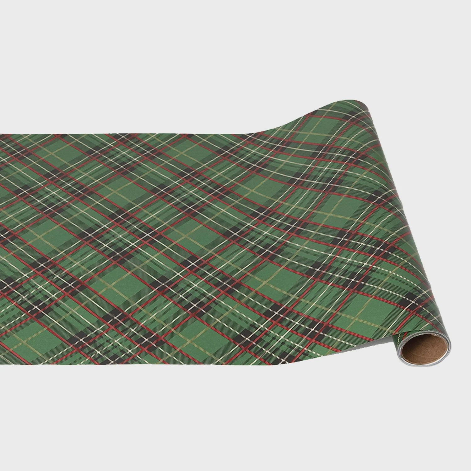 Green Plaid Table Runner