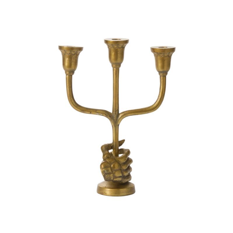 Skeleton Candelabra 14"