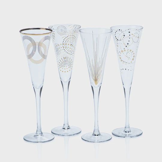 Asst. Celebration Champagne Flute