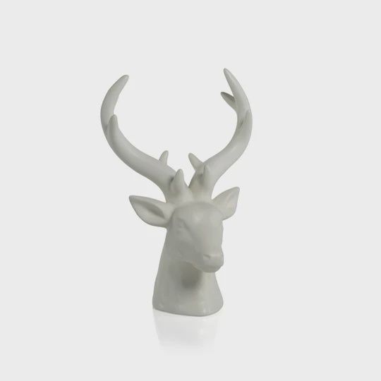 Rocky Mtn Stag Head White MD