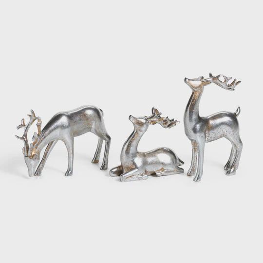 Decorative Silver Reindeer