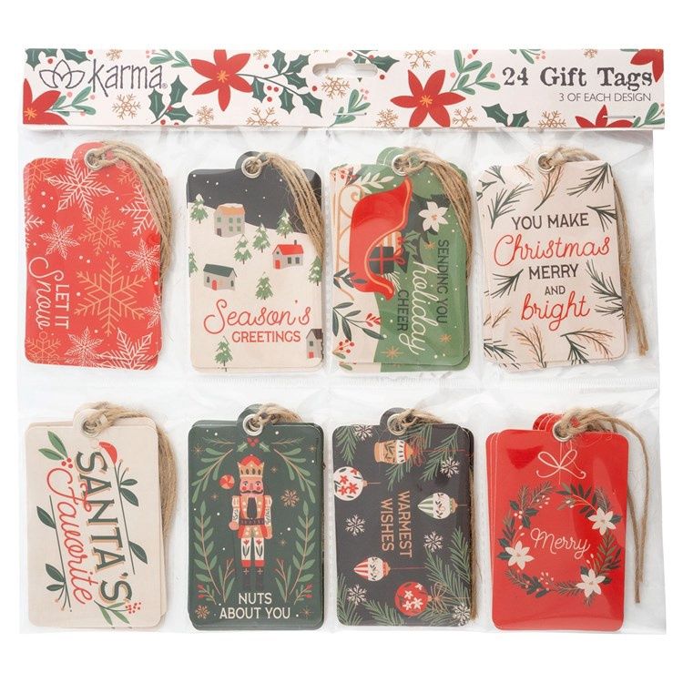 PAPER GIFT TAGS TRADITIONAL