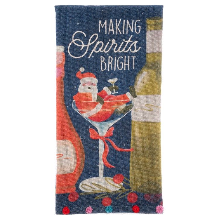 MAKING SPIRITS BRIGHT TOWEL