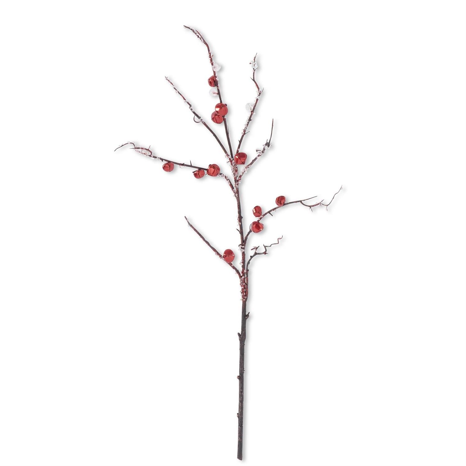 36" Icy Stem w/ Red Bells