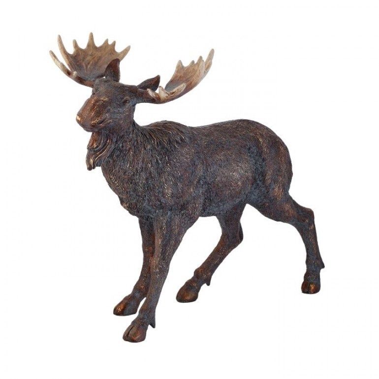 15.5" RESIN HIGHLANDS MOOSE