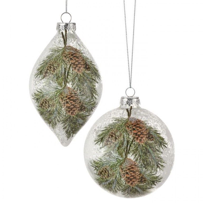 PINE BOUGH ORNAMENTS