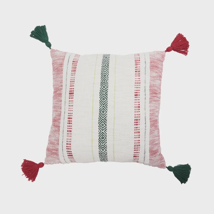 22" Ruby Holiday Pillow