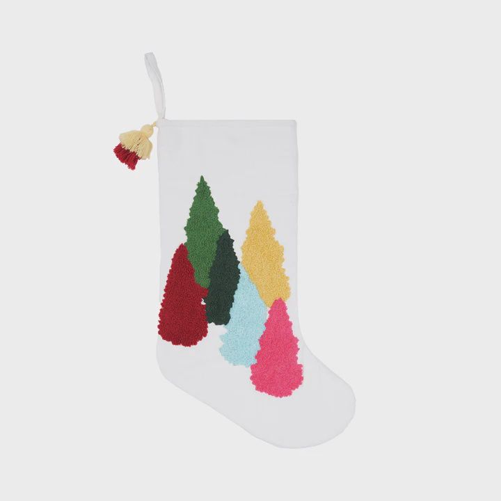Colorful Trees Stocking