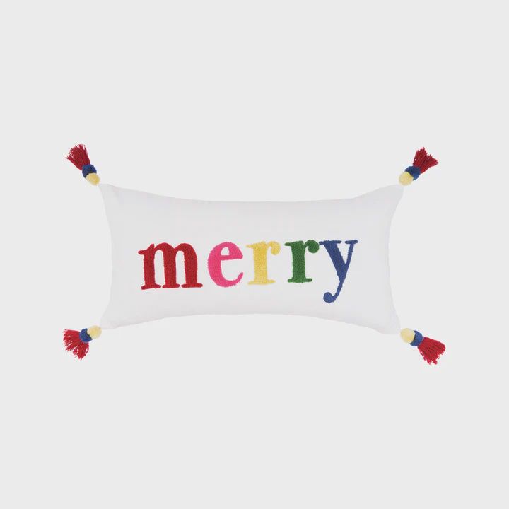 12" x 24" Boho Merry Pillow