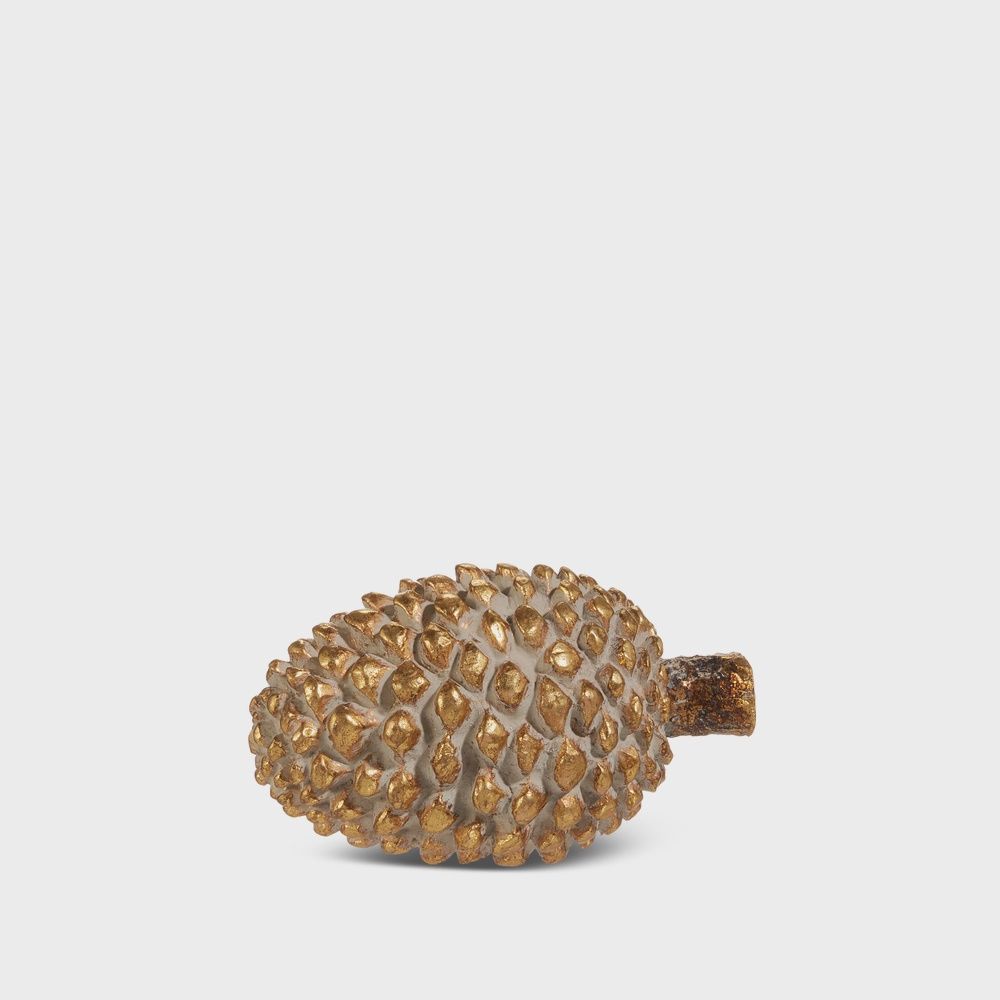 5.5" Gilded Pinecone